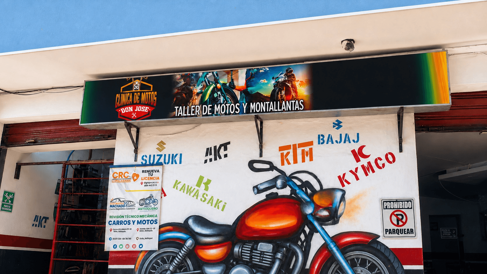 Taller de motos en venta, Zamora Bello
